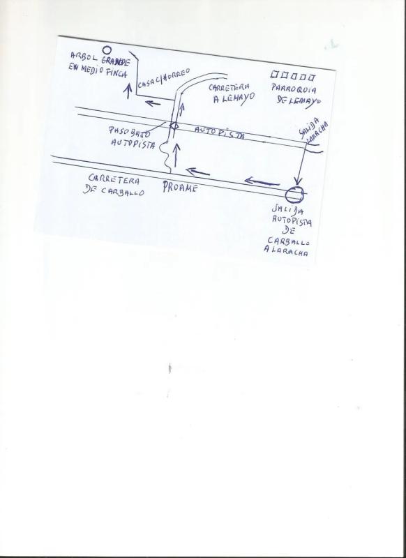 Land for sale in Laracha, A Coruña plan 1