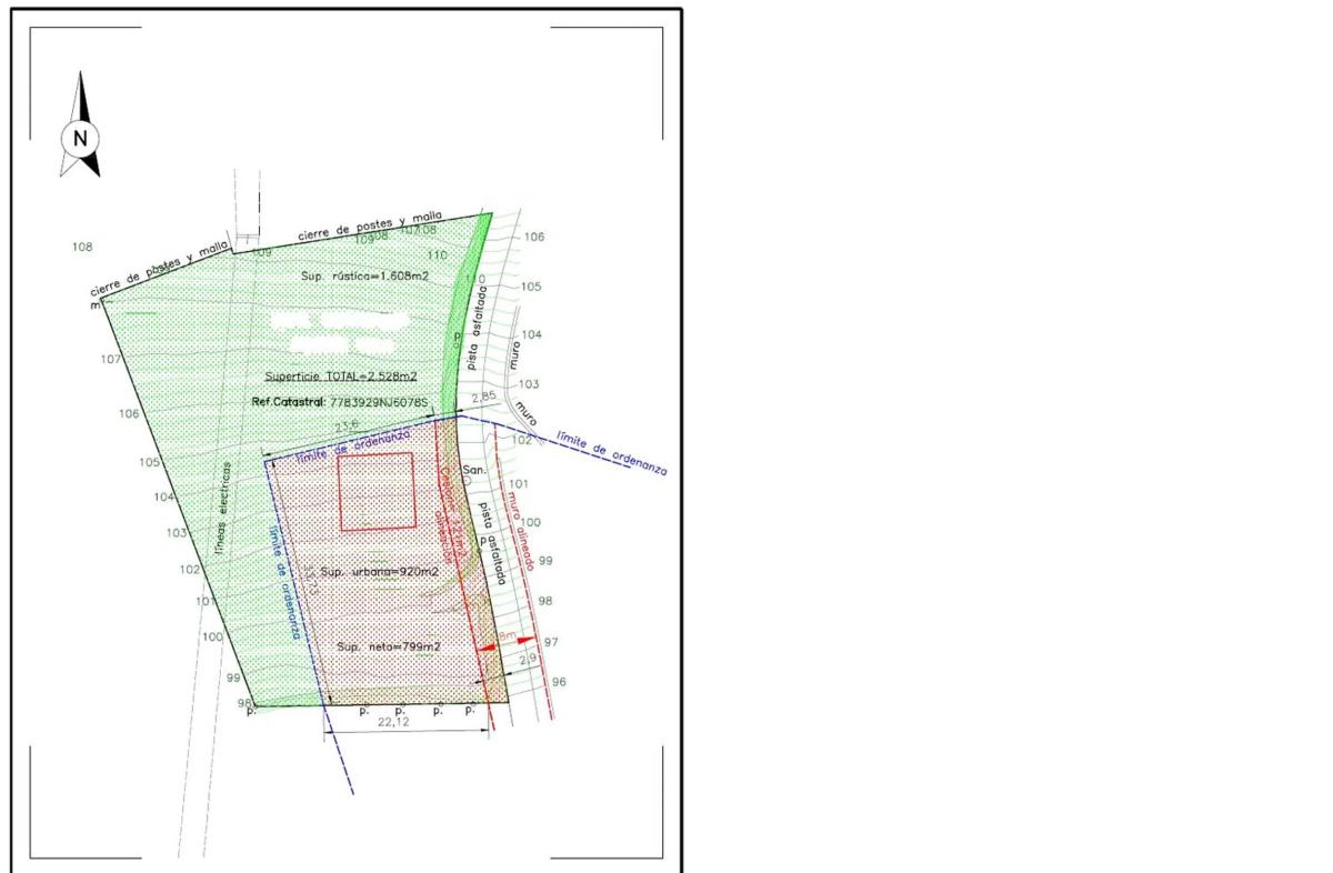 Land for sale in Cabanas, A Coruña plan 1