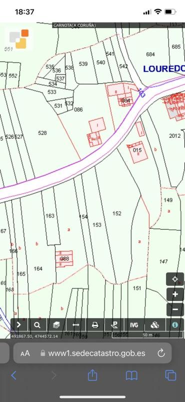 Terreno en venta en Carnota, A Coruña plan 1