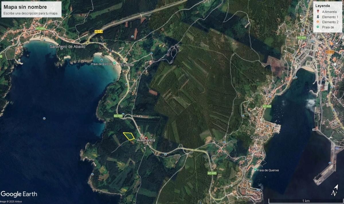 Działka na sprzedaż w Corcubión, A Coruña photo 1