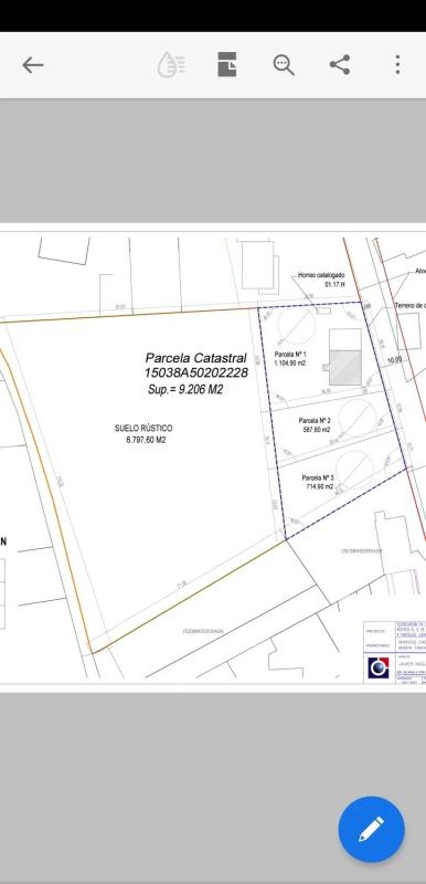 Land for sale in Fisterra, A Coruña plan 1