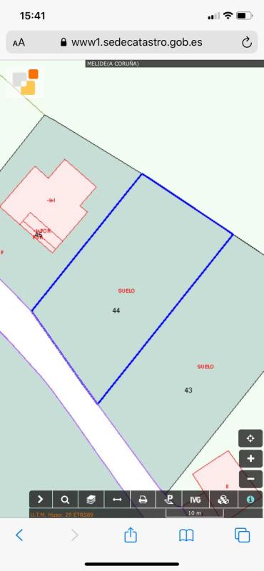 Terreno en venta en Melide, A Coruña plan 1