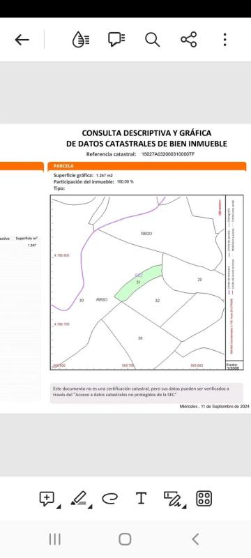 Terreno en venta en Coiros, A Coruña plan 1