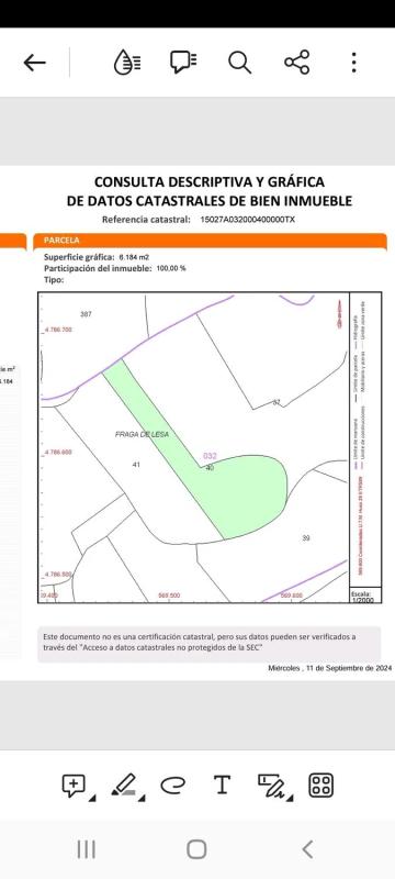 Terreno en venta en Coiros, A Coruña plan 2