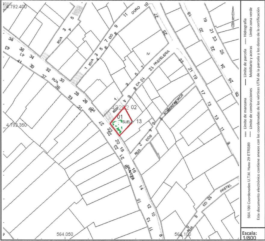 Terreno en venta en Betanzos, A Coruña plan 1