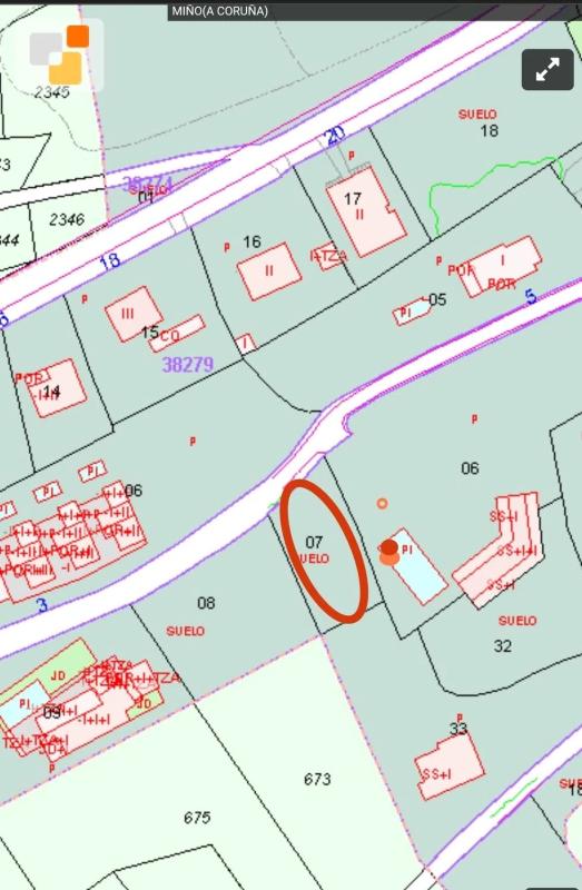 Terreno en venta en Miño, A Coruña plan 1
