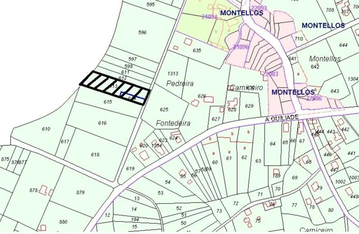 Land for sale in Betanzos, A Coruña plan 1