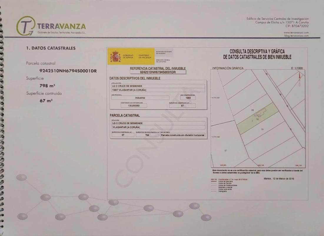 Terreno en venta en Vilasantar, A Coruña plan 1