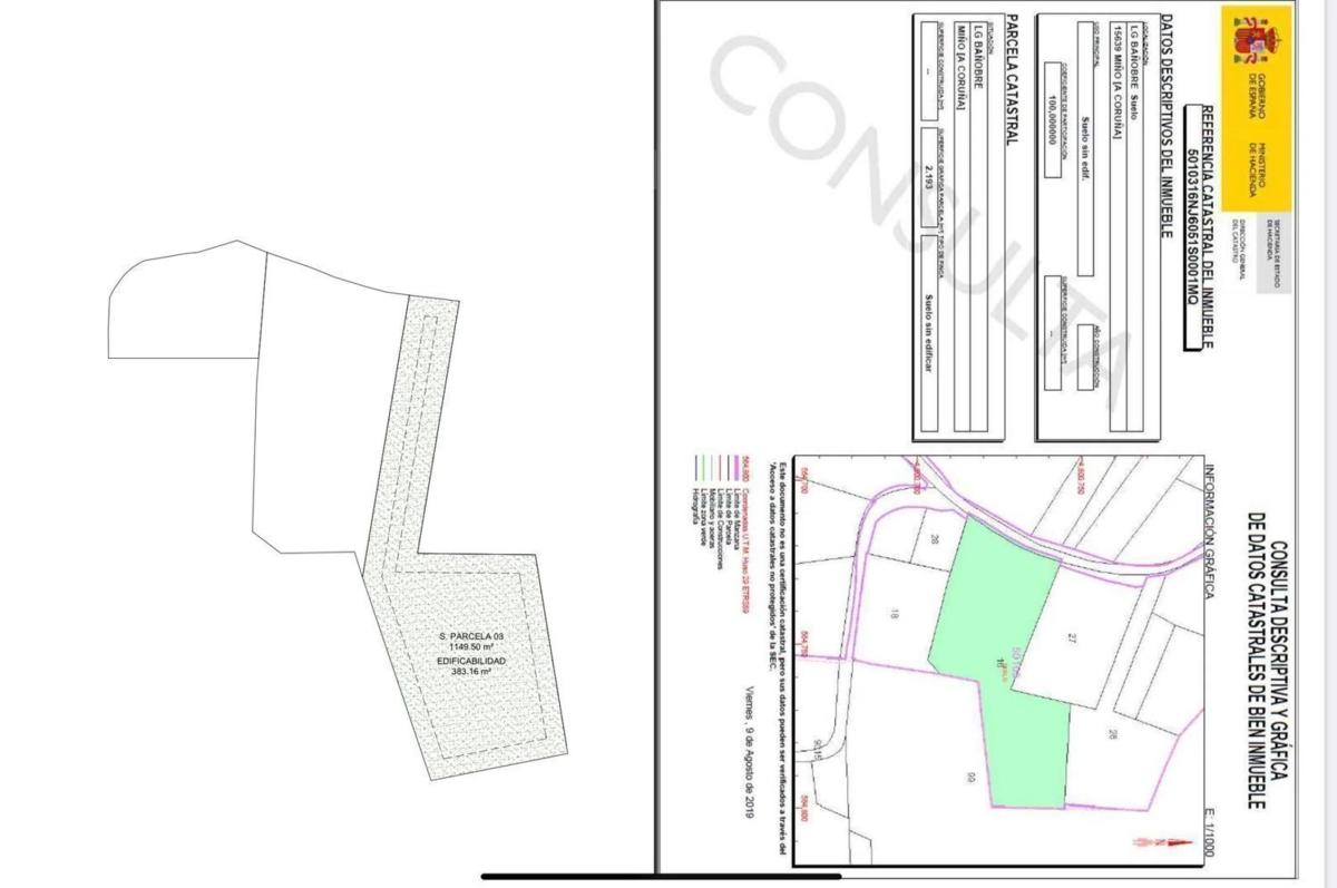 Terreno en venta en Miño, A Coruña plan 1