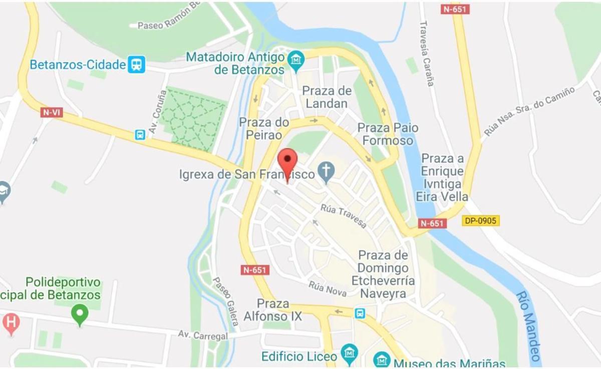 Terreno en venta en Betanzos, A Coruña plan 1