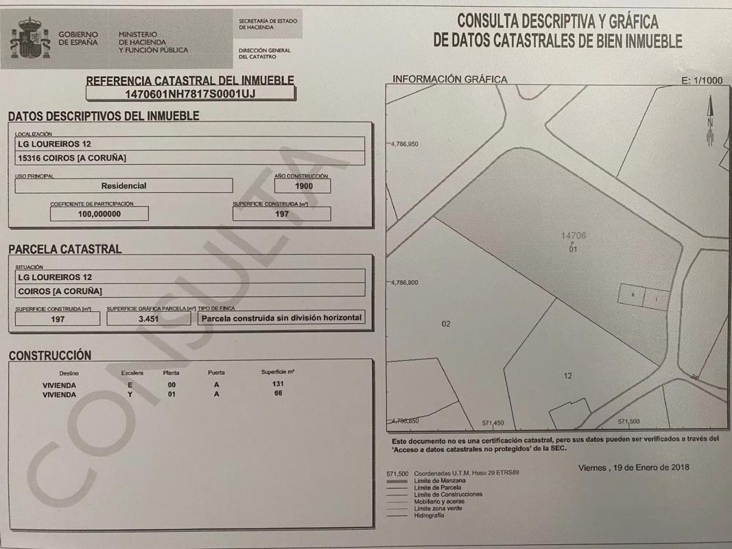 Terreno en venta en Coiros, A Coruña plan 1