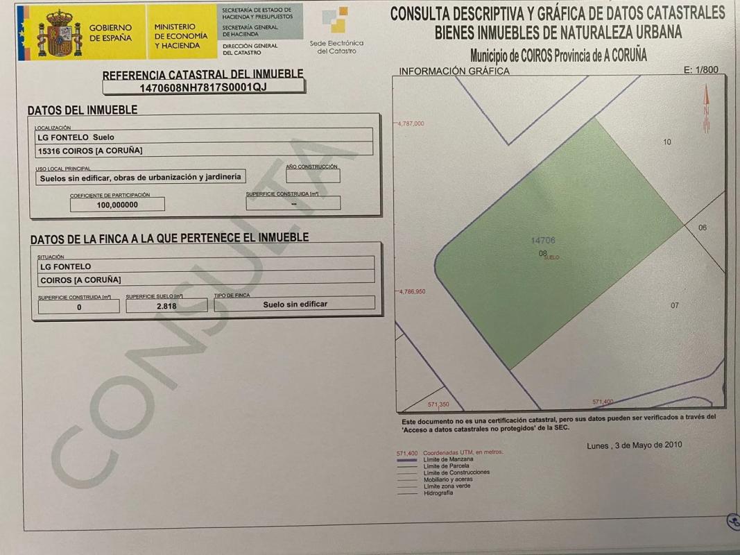 Terreno en venta en Coiros, A Coruña plan 3