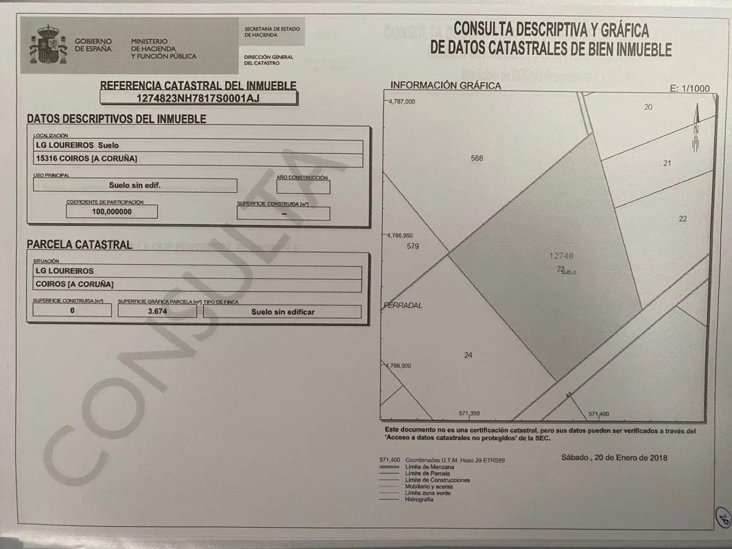 Terreno en venta en Coiros, A Coruña plan 4