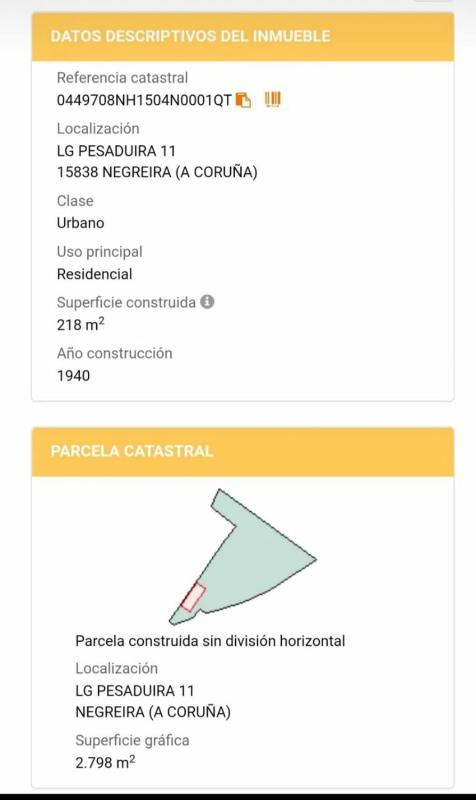 Terreno en venta en Negreira, A Coruña photo 3