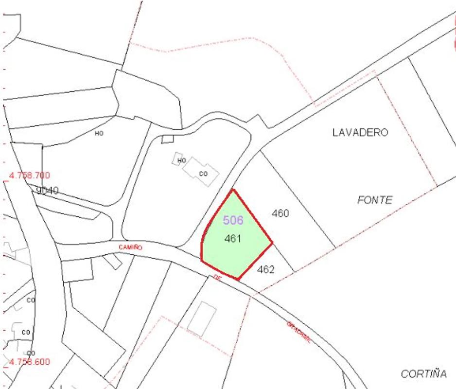 Terreno en venta en O Pino, A Coruña plan 1