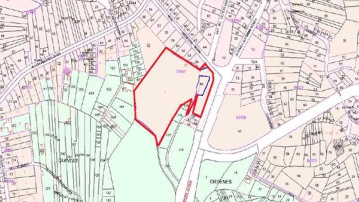 Land for sale in Ordes, A Coruña plan 1