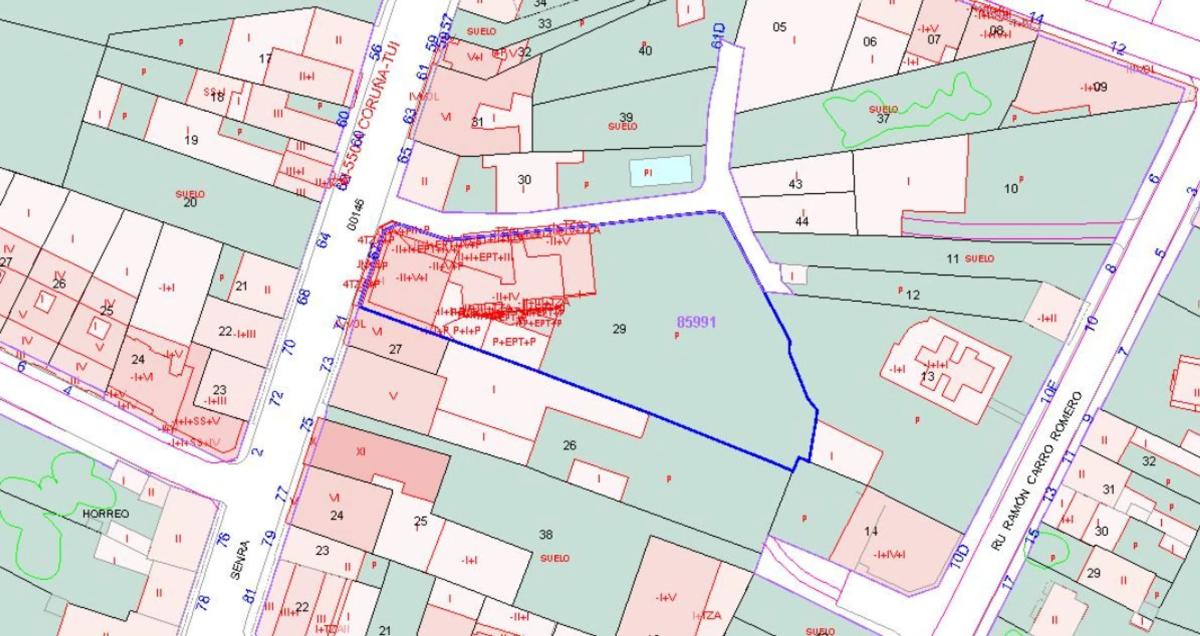 Land for sale in Ordes, A Coruña plan 1