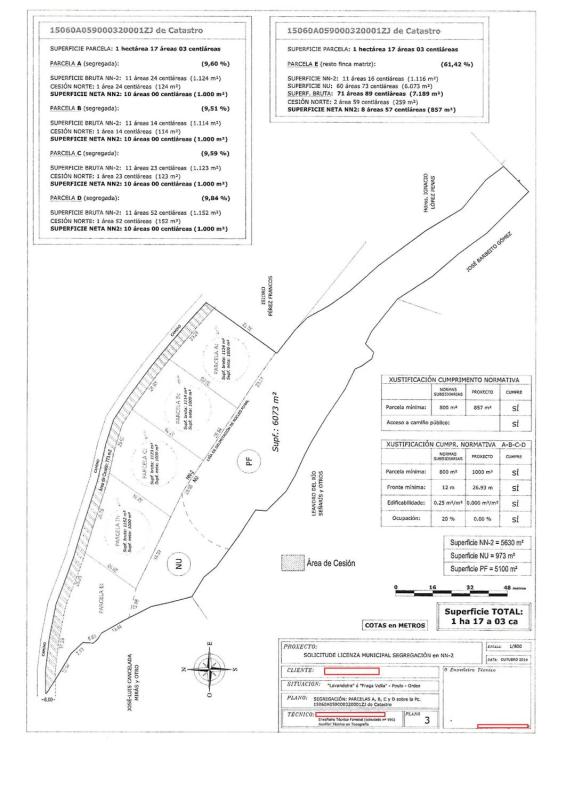 Terreno en venta en Ordes, A Coruña plan 1