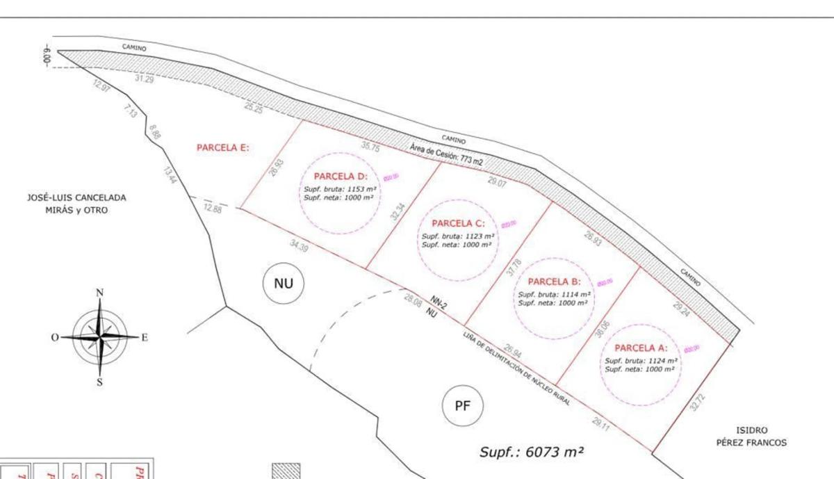 Terreno en venta en Ordes, A Coruña plan 2