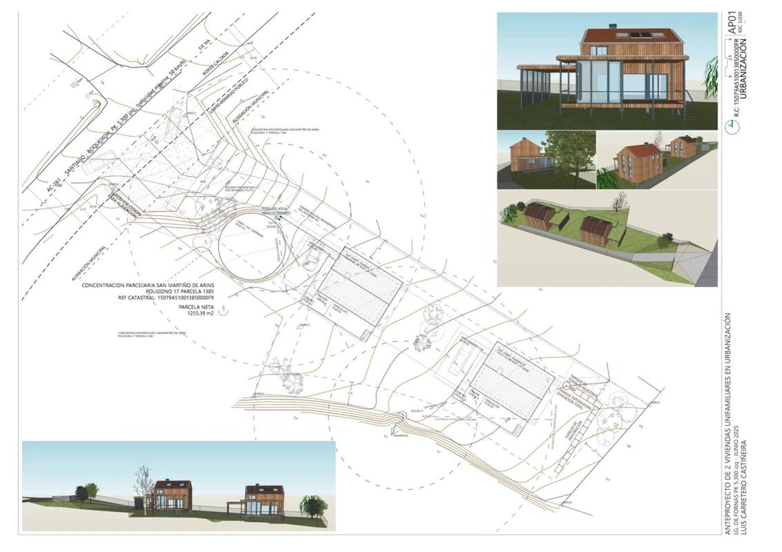 Land for sale in Santiago de Compostela, A Coruña plan 2