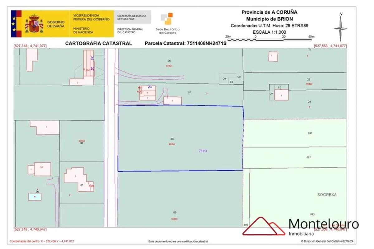 Terreno en venta en Brion, A Coruña plan 1