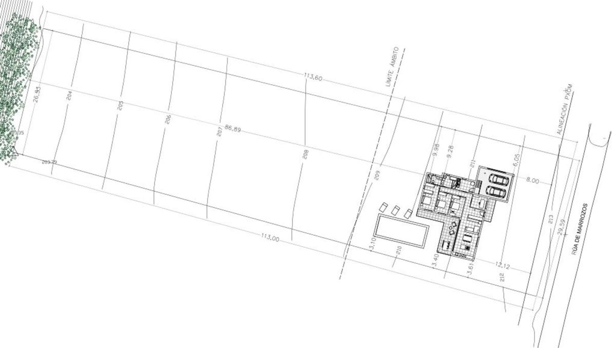 Terreno en venta en Santiago de Compostela, A Coruña plan 1
