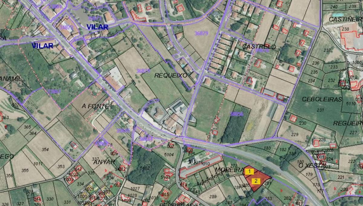 Terreno en venta en Boqueixon, A Coruña plan 2