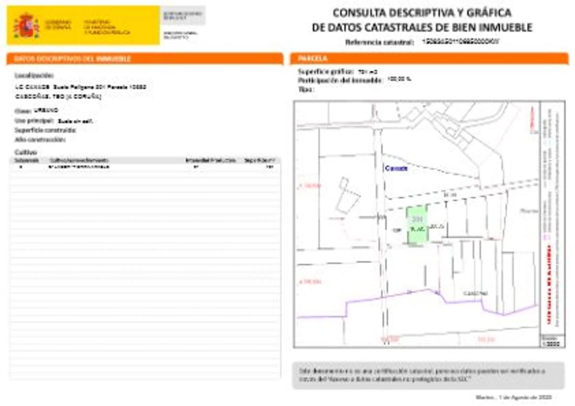 Terreno en venta en Teo, A Coruña plan 2