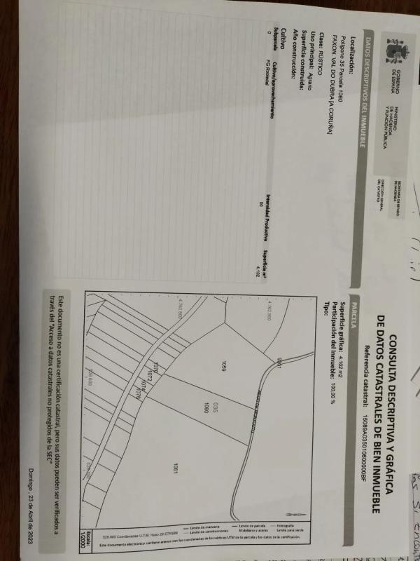 Działka na sprzedaż w Val do Dubra, A Coruña plan 2