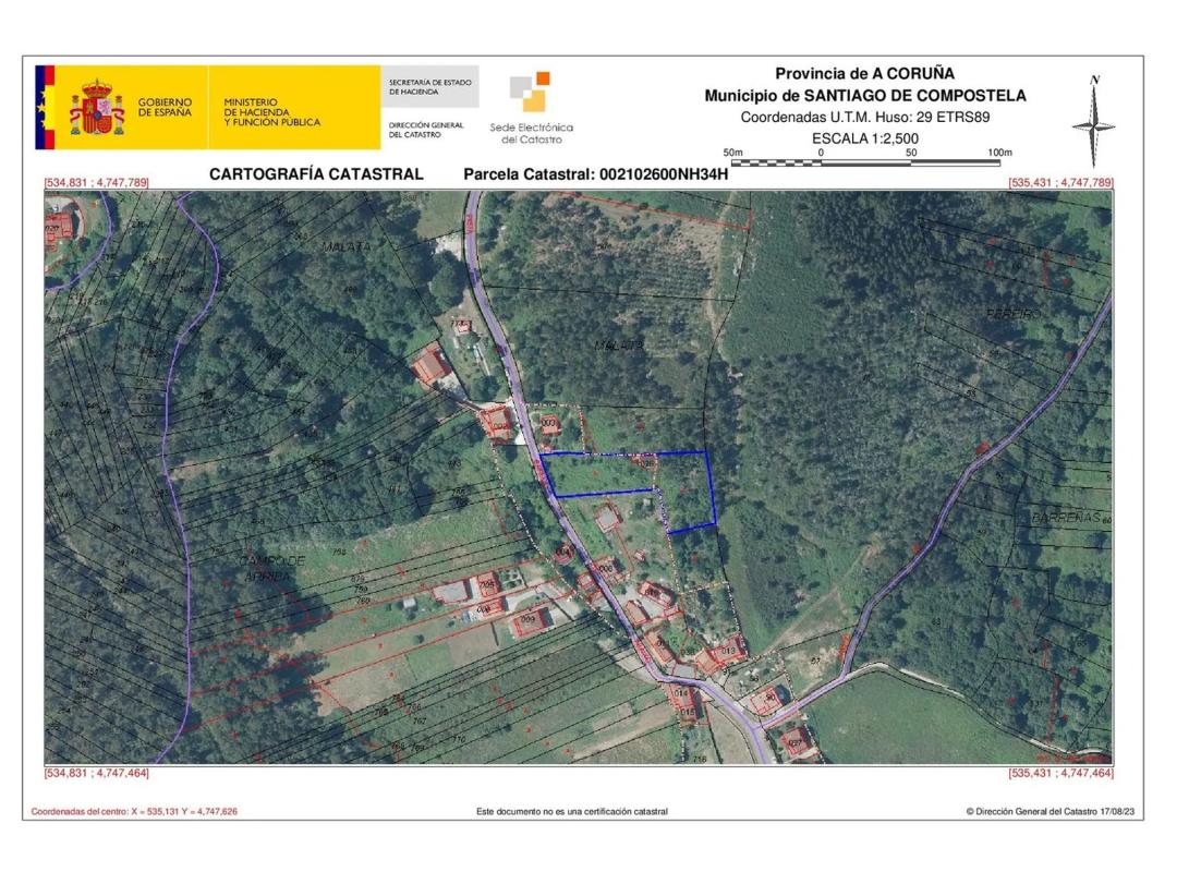 Terreno en venta en Santiago de Compostela, A Coruña plan 2