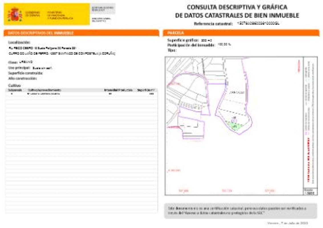 Terreno en venta en Santiago de Compostela, A Coruña plan 3