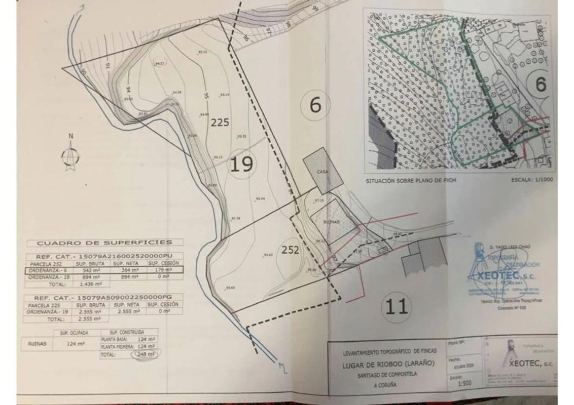 Land for sale in Santiago de Compostela, A Coruña plan 1