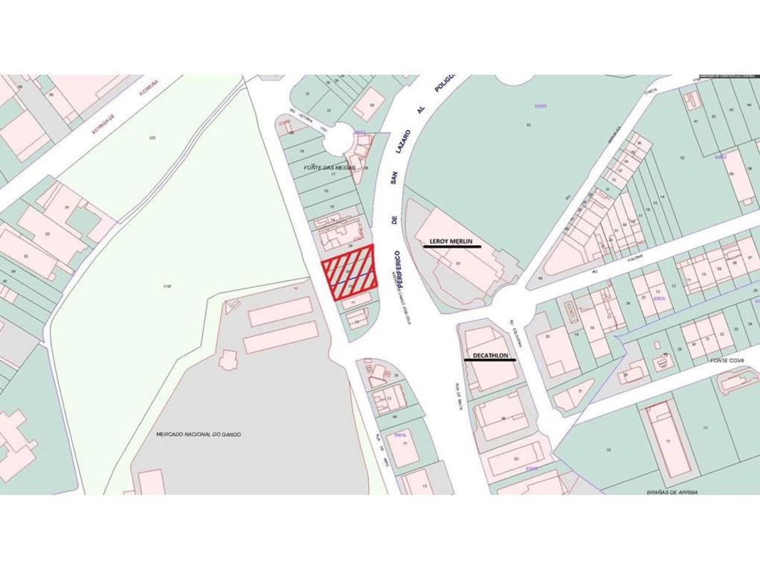 Land for sale in Santiago de Compostela, A Coruña plan 1