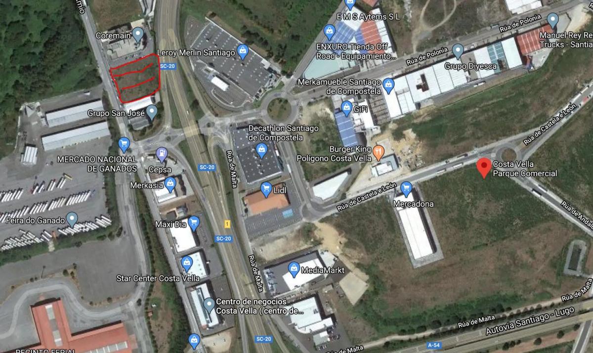 Land for sale in Santiago de Compostela, A Coruña photo 1