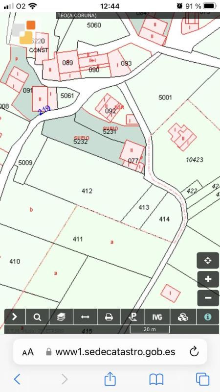 Terreno en venta en Teo, A Coruña plan 1