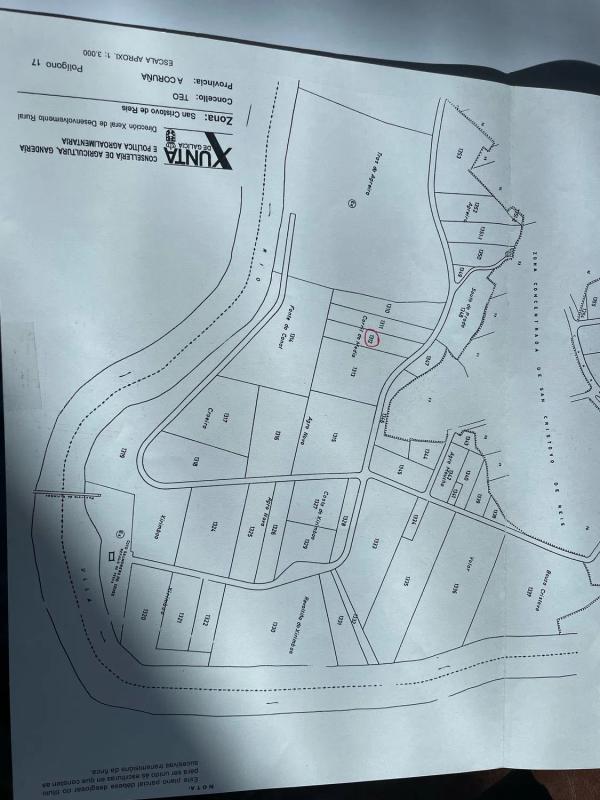 Terreno en venta en Teo, A Coruña plan 1