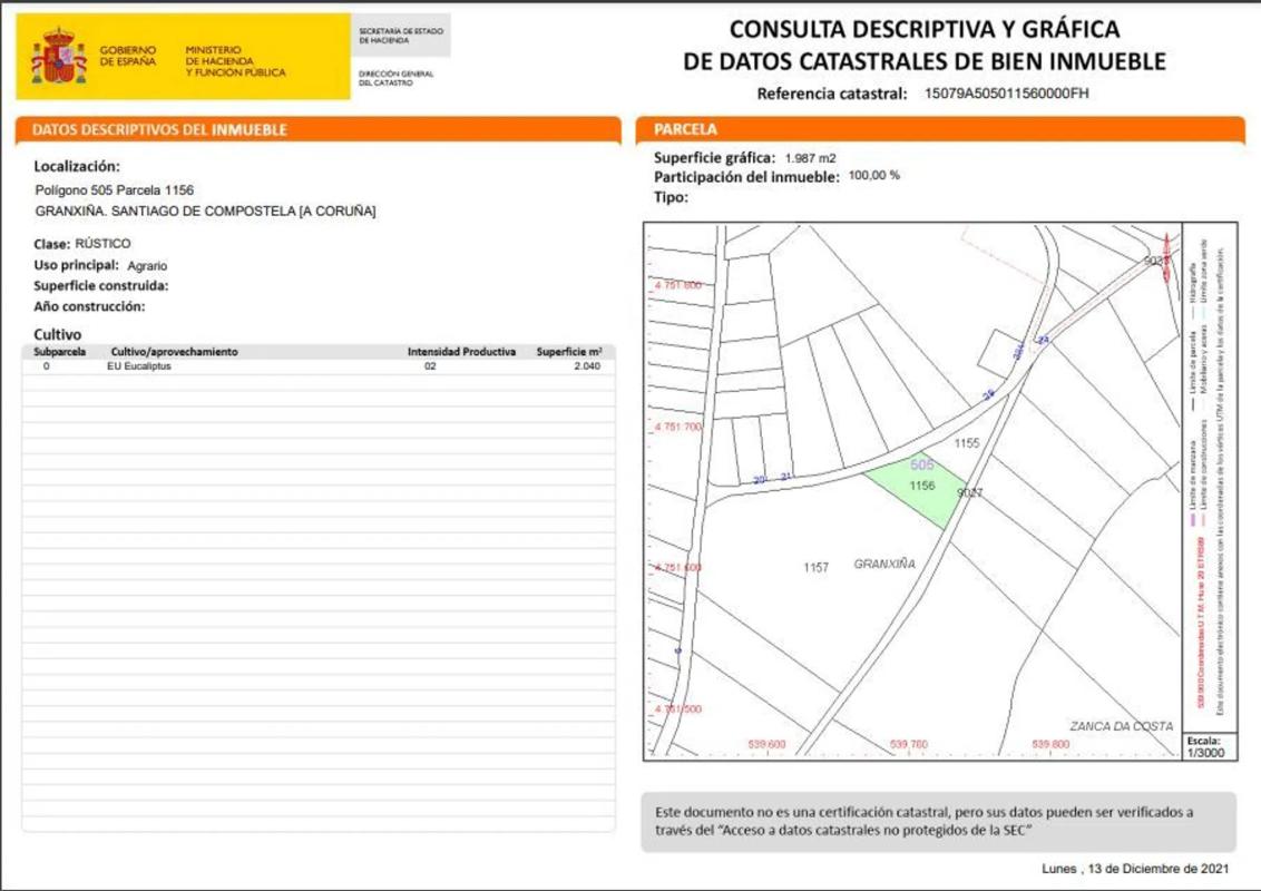 Участок земли на продажу в Сантьяго-де-Компостела, Ла-Коруня photo 2
