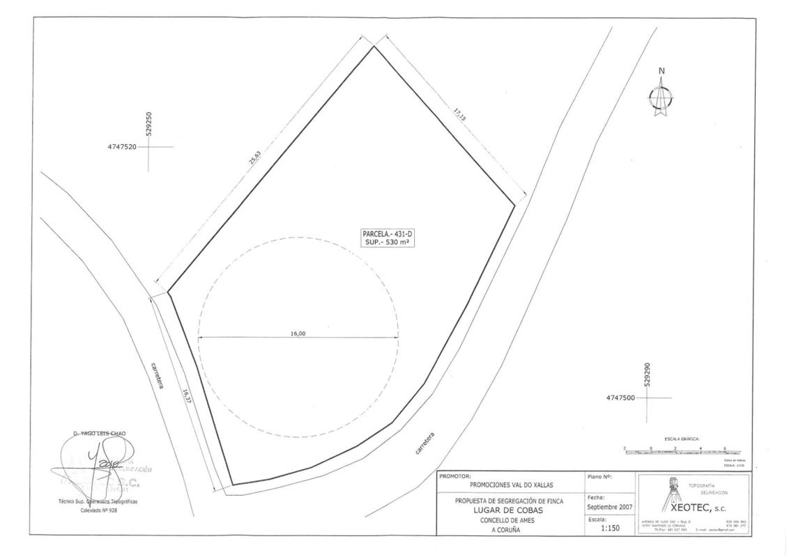 Terreno en venta en Ames, A Coruña plan 1