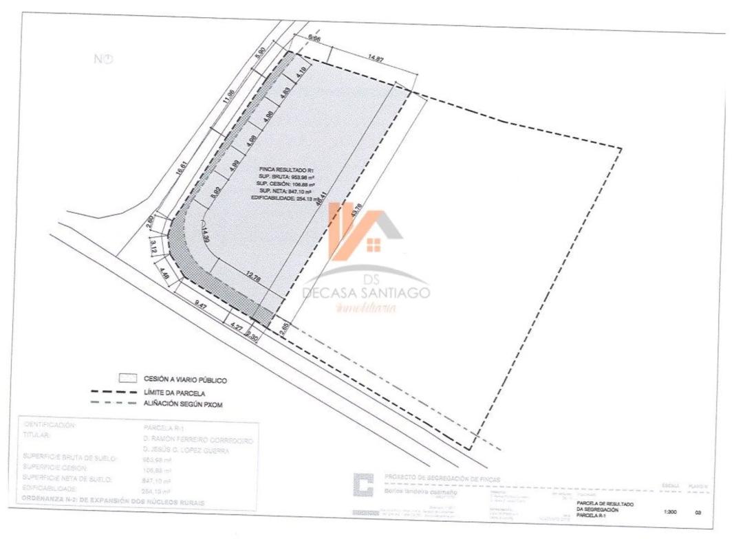 Terreno en venta en Vedra, A Coruña plan 1