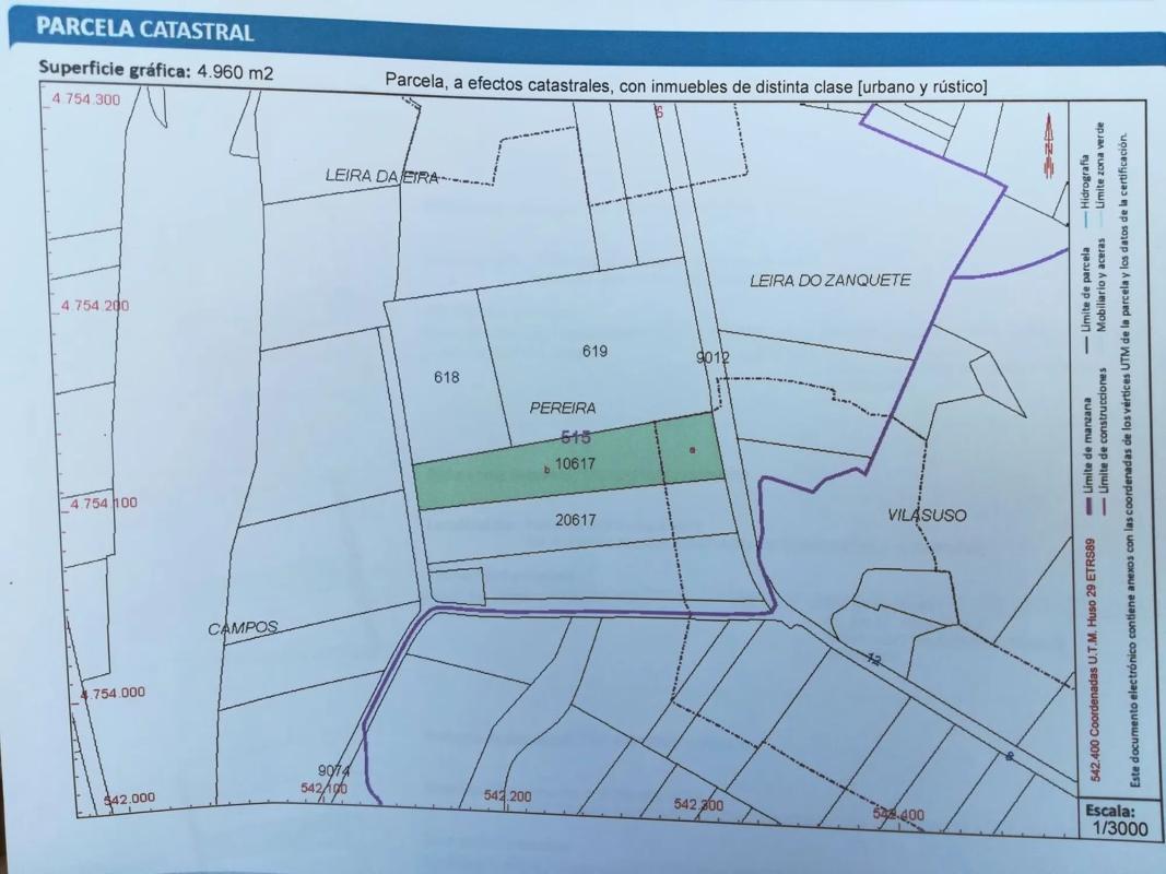 Land for sale in Santiago de Compostela, A Coruña plan 1