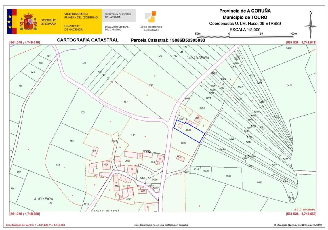 Terreno en venta en Touro, A Coruña plan 3
