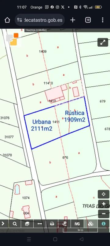 Land for sale in Trace, A Coruña plan 2
