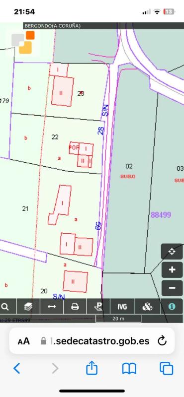 Działka na sprzedaż w Bergondo, A Coruña plan 1