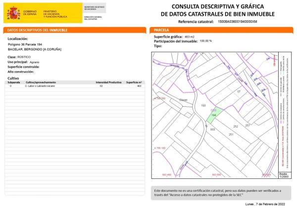 Terreno en Aldea Covas photo 3