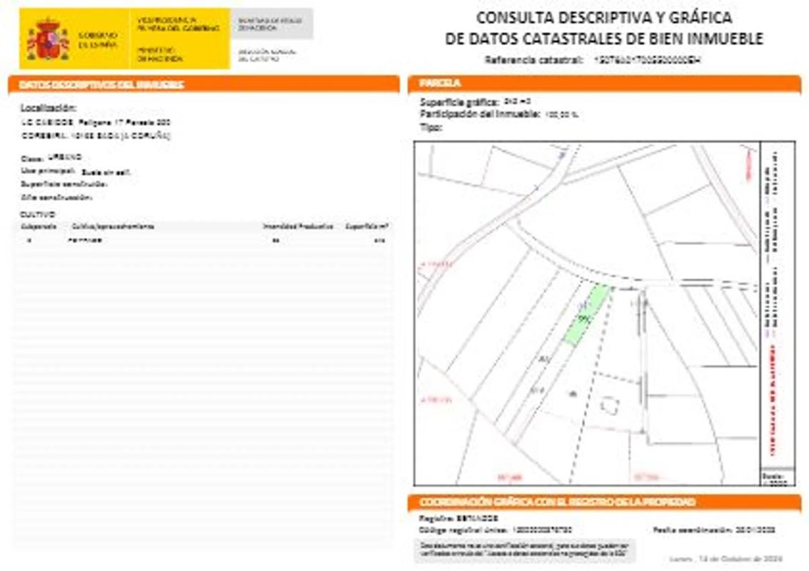 Terreno en venta en Sada, A Coruña plan 2