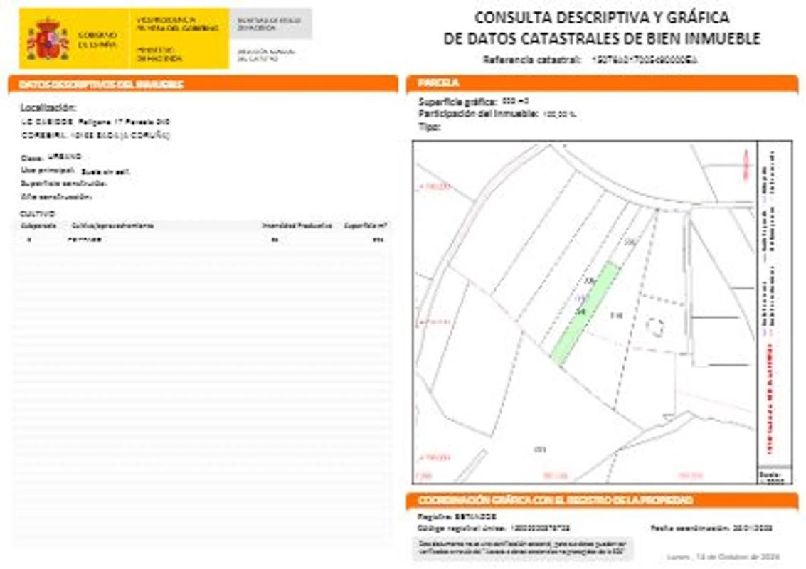 Terreno en venta en Sada, A Coruña plan 3