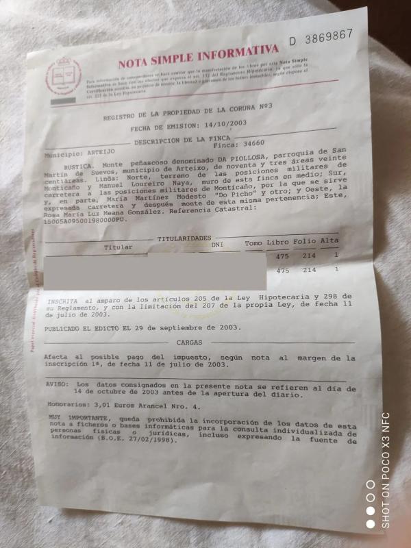 Terreno en venta en Arteixo, A Coruña plan 2