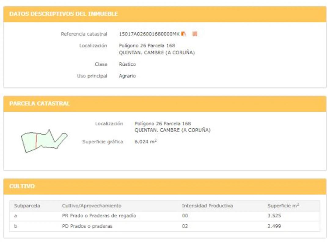 Участок земли на продажу в Камбре, Ла-Коруня plan 1