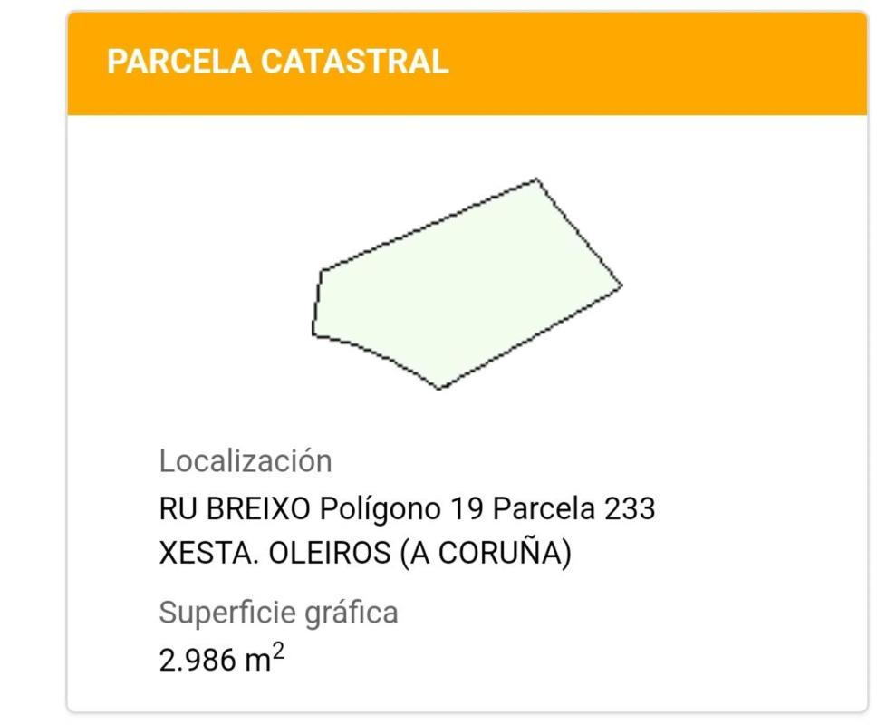 Terreno en venta en Oleiros, A Coruña plan 1