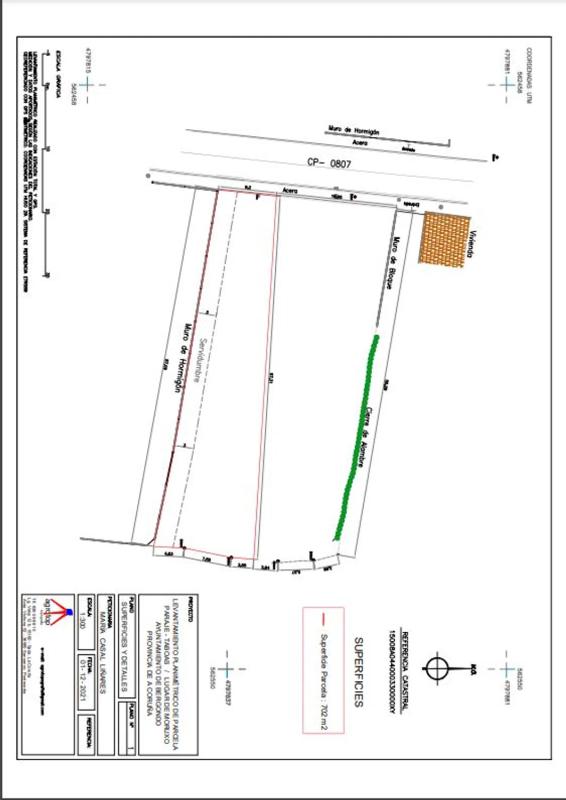 Land for sale in Bergondo, A Coruña plan 1